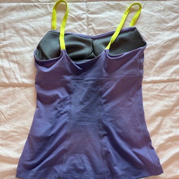 Nike Lavender and Neon Yellow Tank Top - Picture 3 of 3